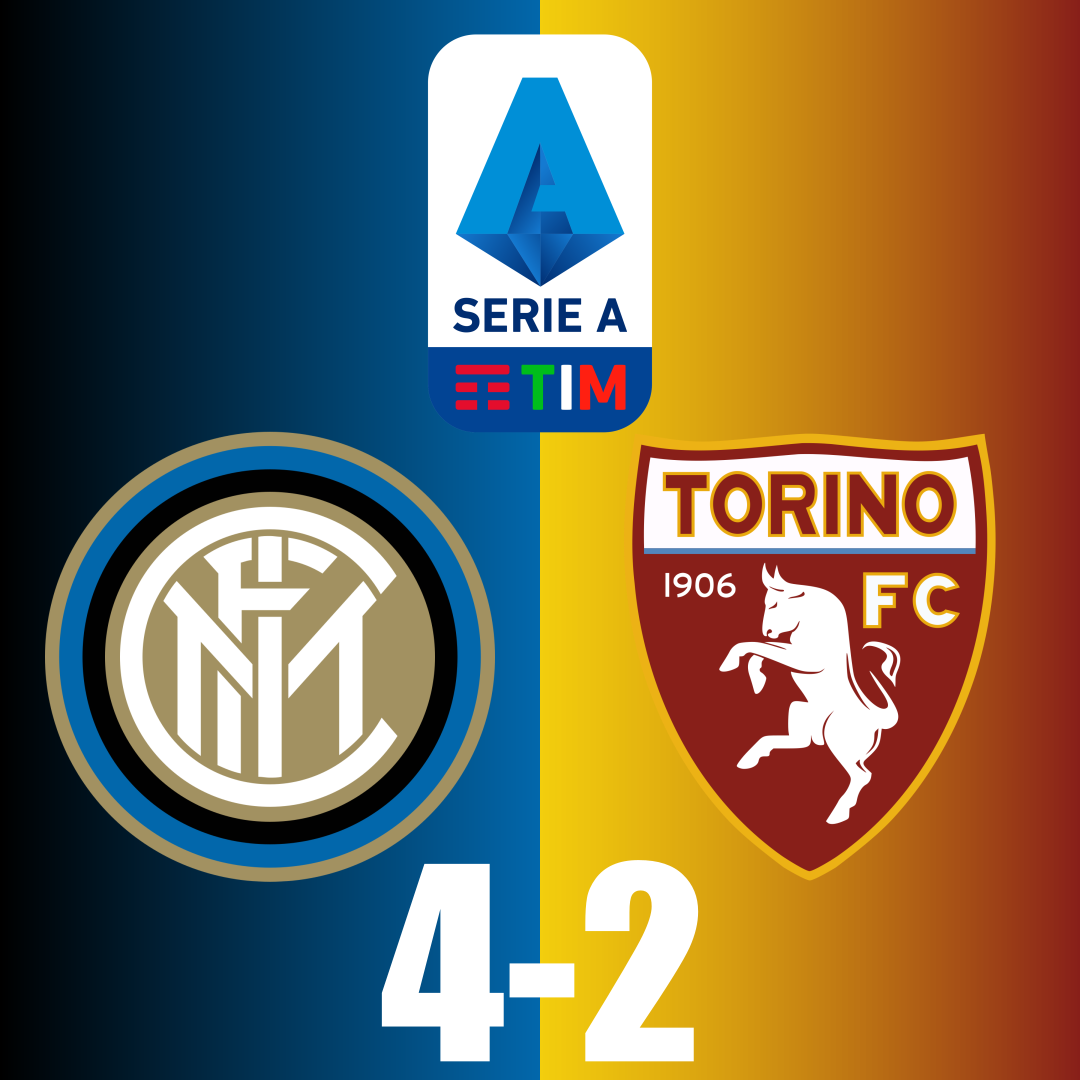 Inter beat Torino 4-2 in the final 30 minutes