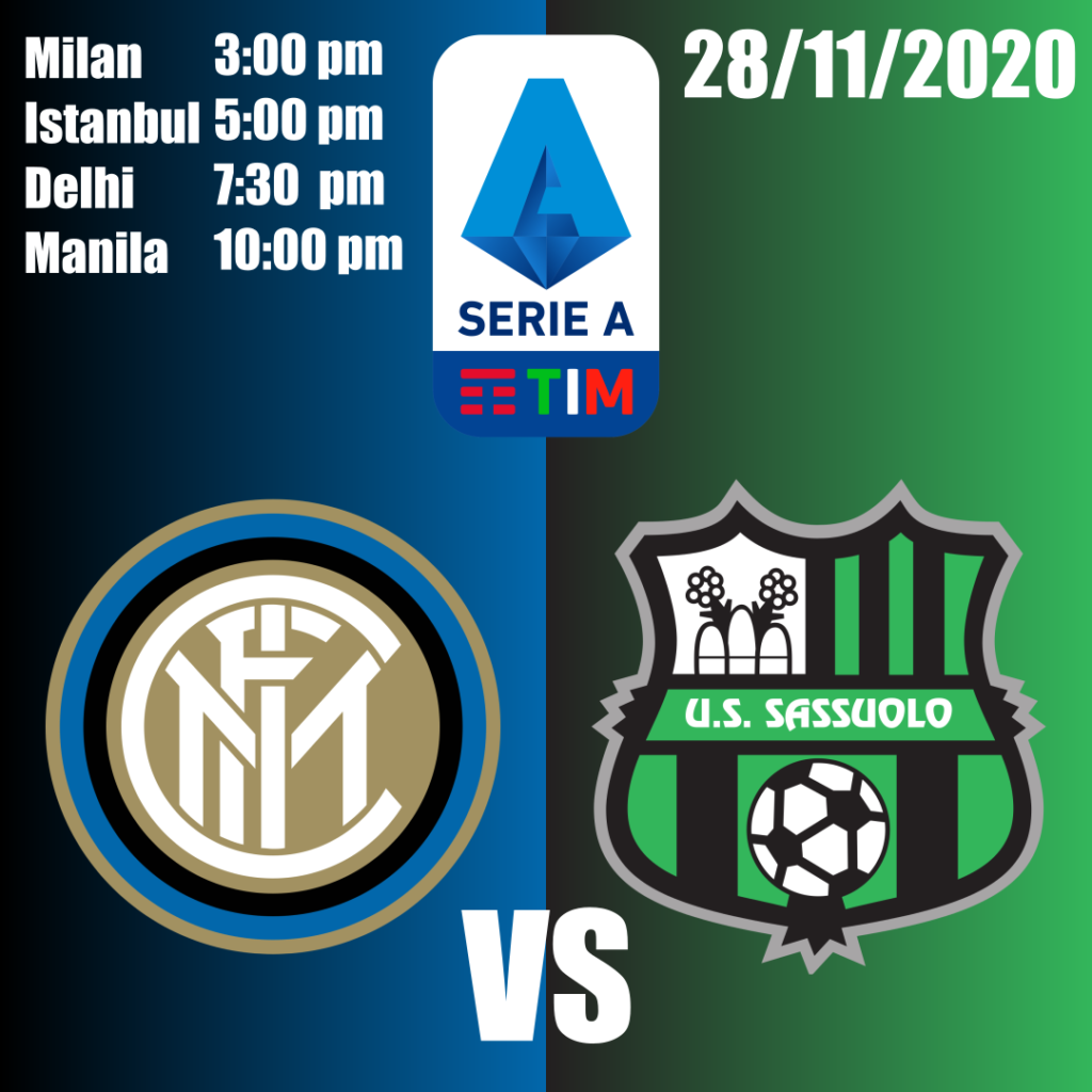 Sassuolo vs Inter 20/21