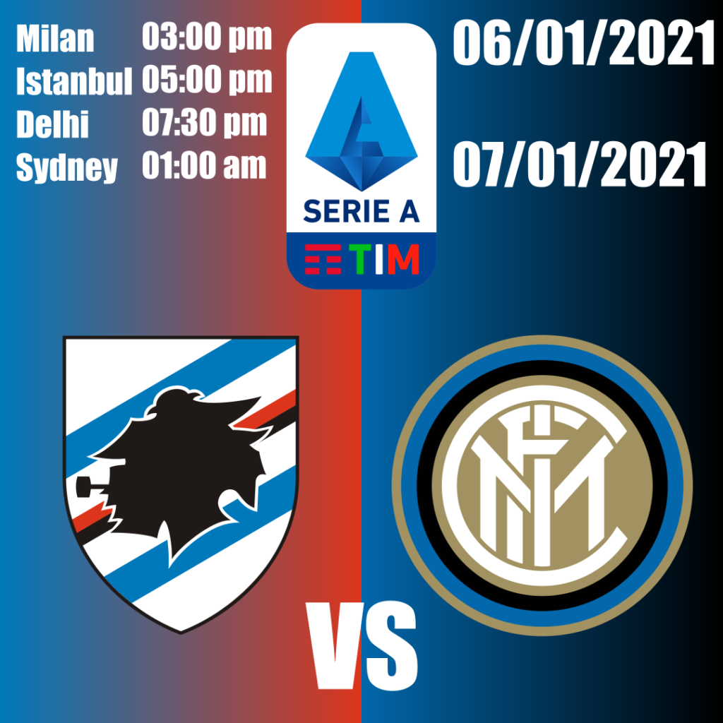 Sampdoria vs Inter 20/21