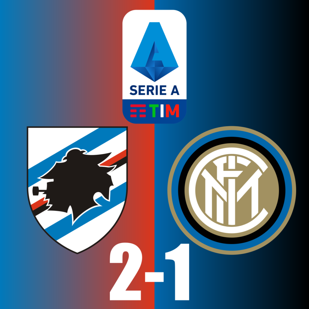 Sampdoria beat Inter 2-1