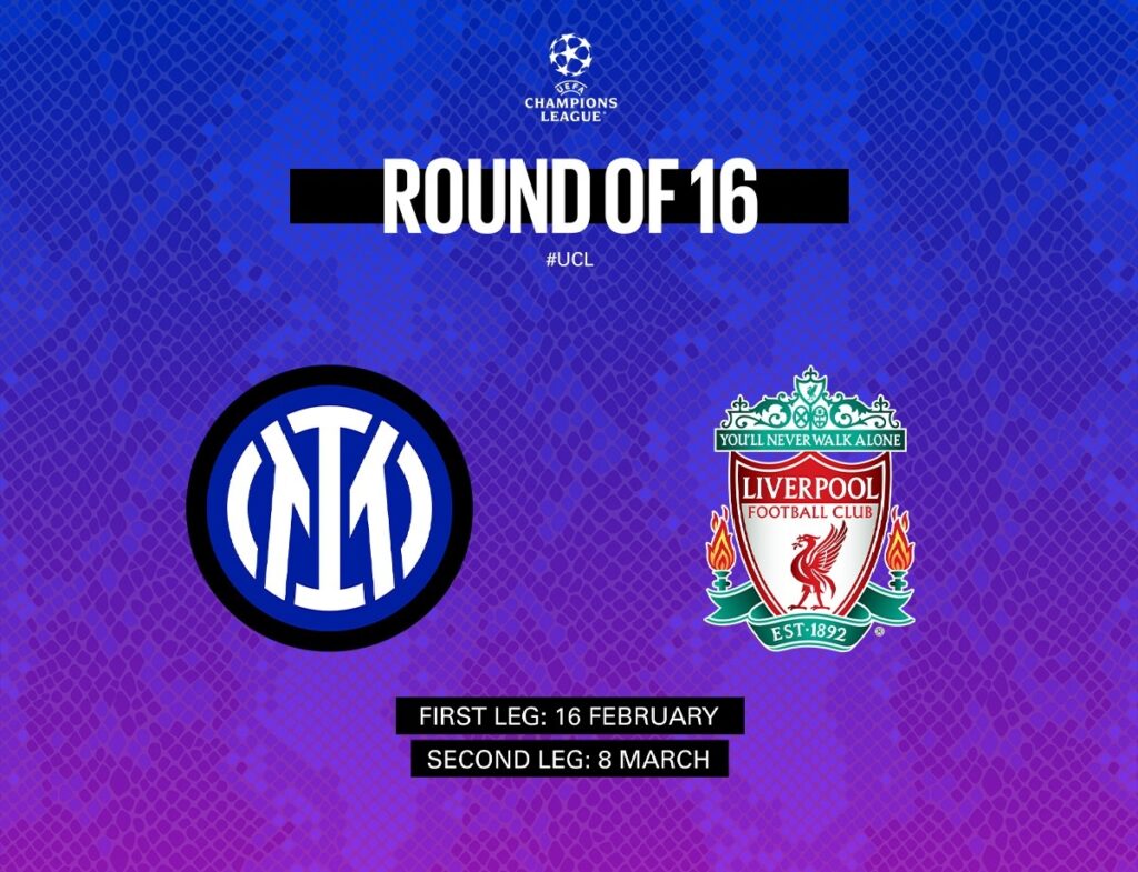 Inter to face Liverpool