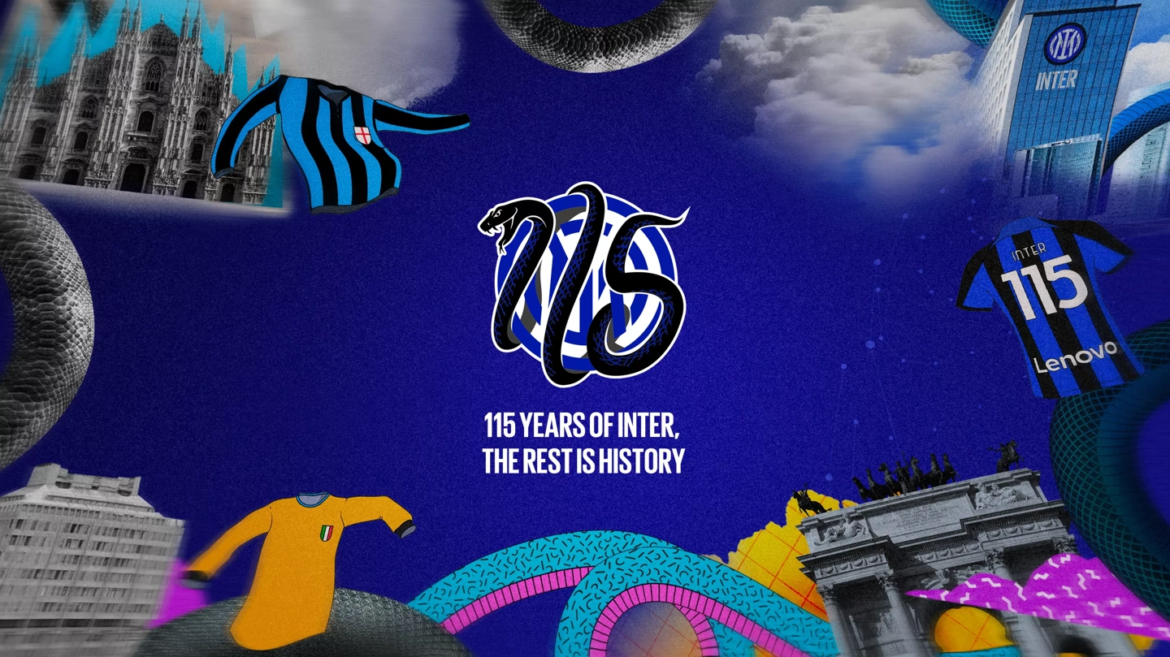 Inter celebrate 115 years and unveil a new logo