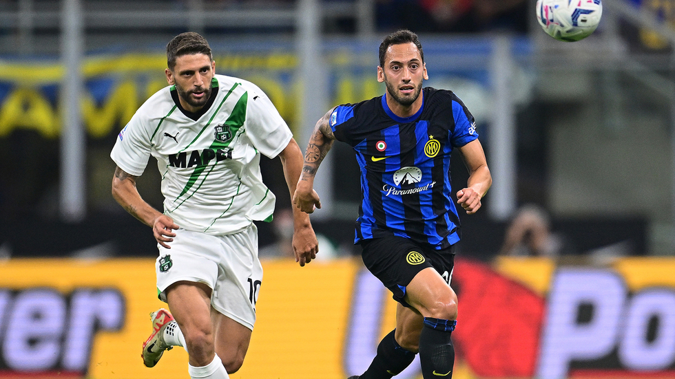 Sassuolo beat Inter 2-1 to end their perfect run